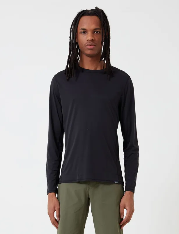 Patagonia Capilene Cool Lightweight Long-Sleeved Running Top - Black made by Patagonia