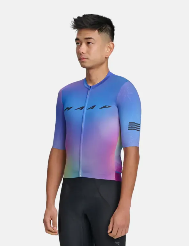 MAAP Blurred Out Pro Hex Jersey 2.0 - Blue Mix sold by Article London
