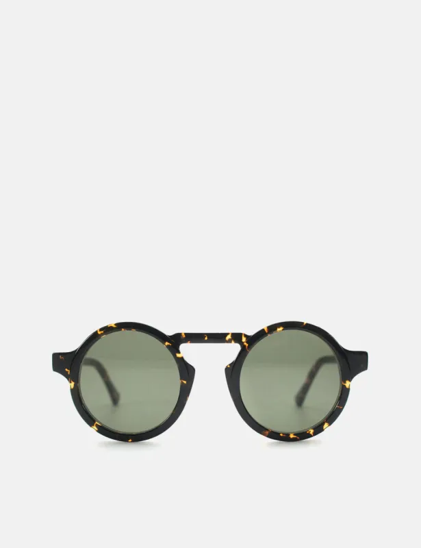 Oscar Deen Panda Sunglasses - Ember/Moss sold by Article London