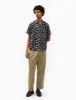 Portuguese Flannel Folclore 4 Short Sleeve Shirt - Navy Blue sold by Article London