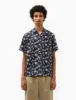 Portuguese Flannel Folclore 4 Short Sleeve Shirt - Navy Blue sold by Article London