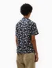 Portuguese Flannel Folclore 4 Short Sleeve Shirt - Navy Blue sold by Article London