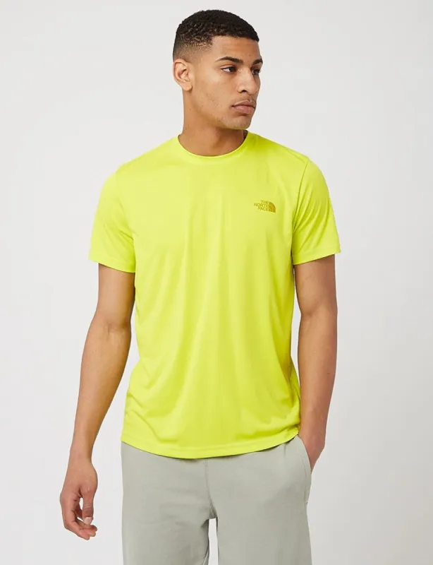 North Face Reaxion AMP T-Shirt - Sulphur Spring Green sold by Article London
