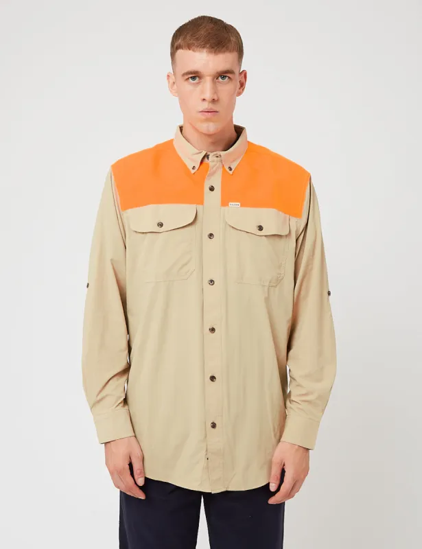 Filson Sportsman’s Shirt - Twill/Blaze Orange sold by Article London