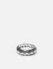 Maple Quilted Band Ring - Silver 925 sold by Article London
