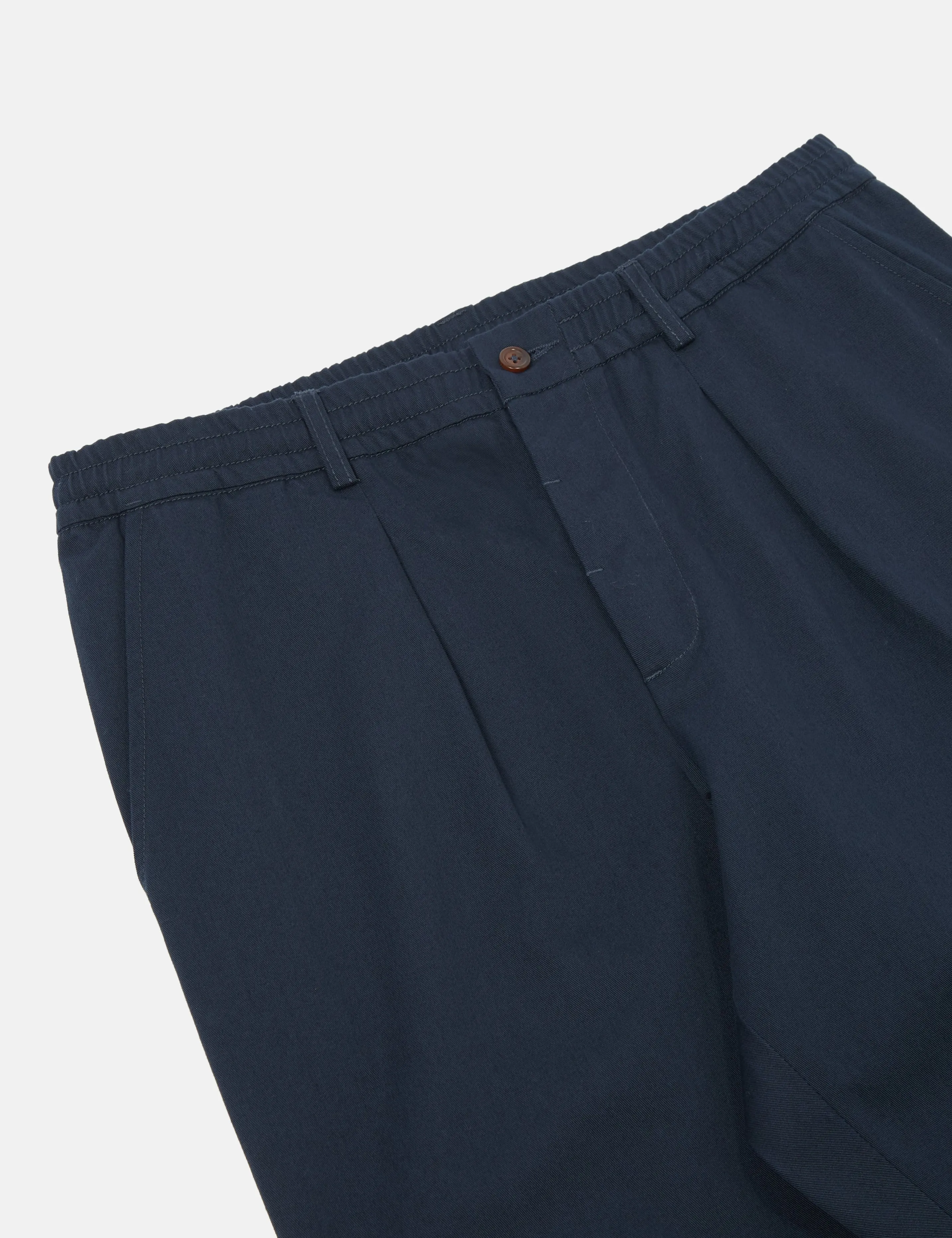 Universal Works Pleated Track Pant (Relaxed) - Navy Blue sold by Article London product image thumbnail 5