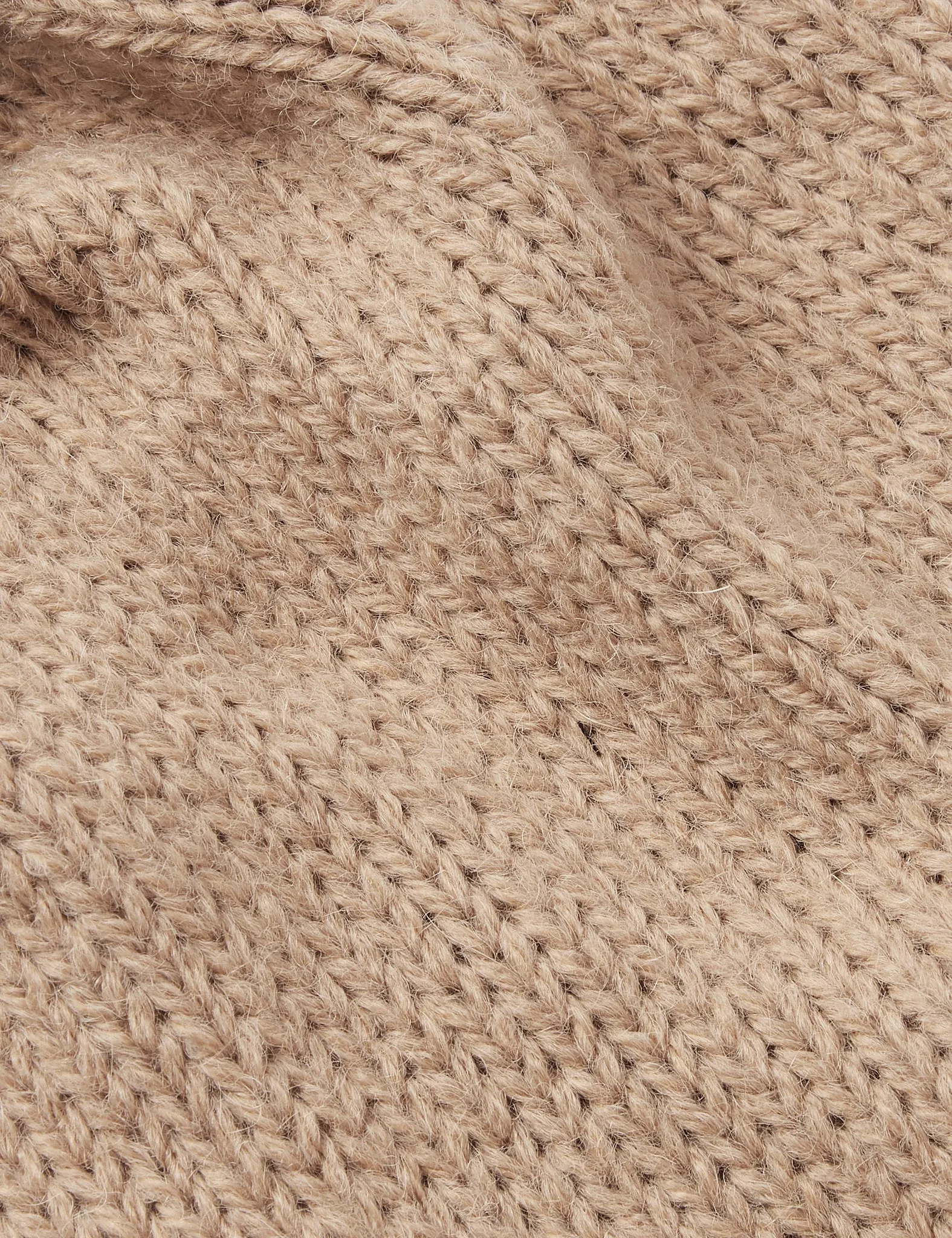 Universal Works Short Watch Beanie Hat - Camel Brown sold by Article London product image thumbnail 4