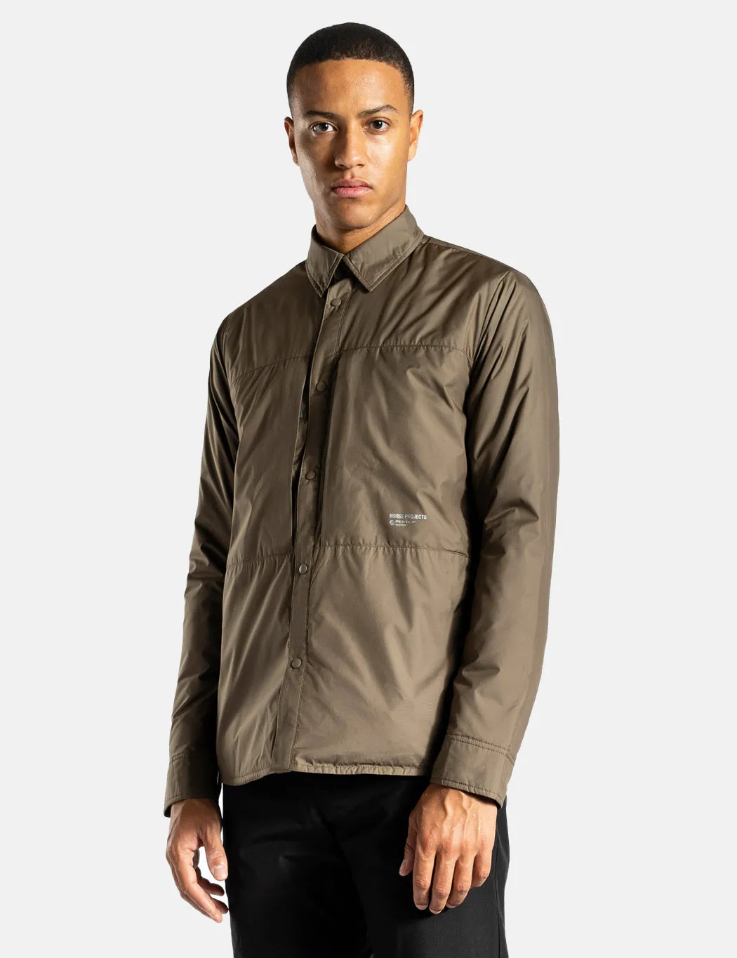 Norse Projects Jens Light Pertex Quantum Jacket - Shale Stone sold by Article London