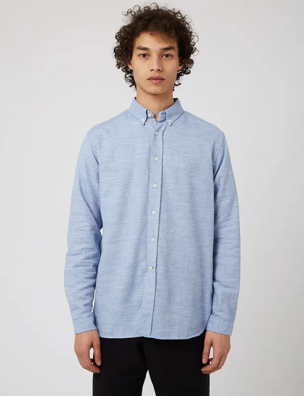 Oliver Spencer Brook Shirt - Bookham Blue sold by Article London