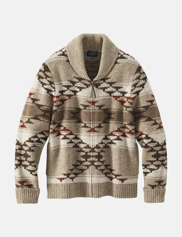 Pendleton Salt Creek Zip Cardigan - Natural sold by Article London