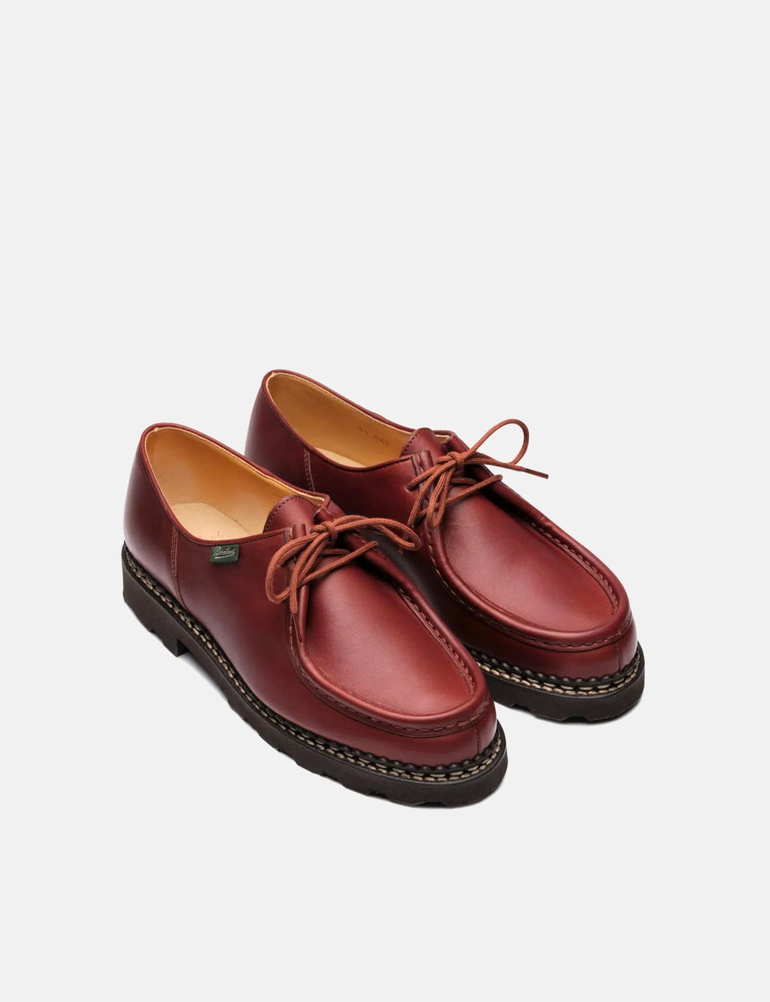 Paraboot Michael Shoes (Leather) - Marron Brown sold by Article London product image thumbnail 2