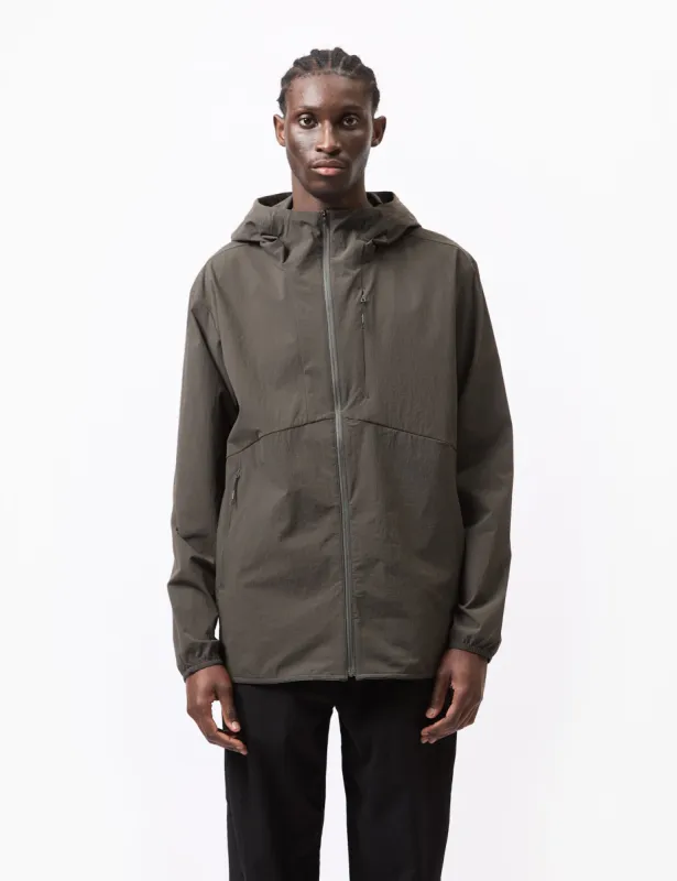 Snow Peak Active Comfort Zip Up Parka - Dark Olive Green sold by Article London