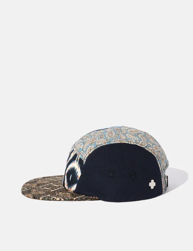 Beams Plus 5-Panel Cap (Multi) - Navy Blue sold by Article London