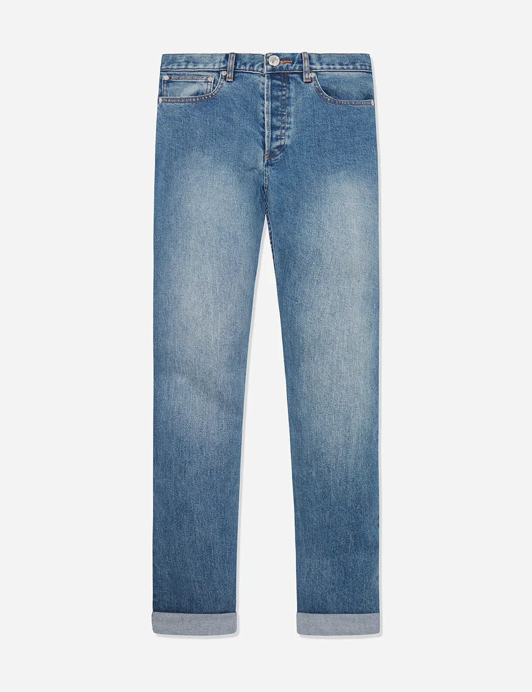 A.P.C. Petit Standard Jeans (Slim Straight) - Light Indigo Delave sold by Article London