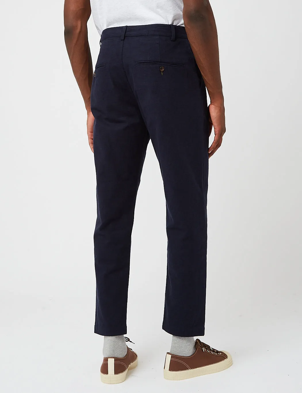 Universal Works Military Chino (Nebraska Cotton) - Navy Blue sold by Article London product image thumbnail 5