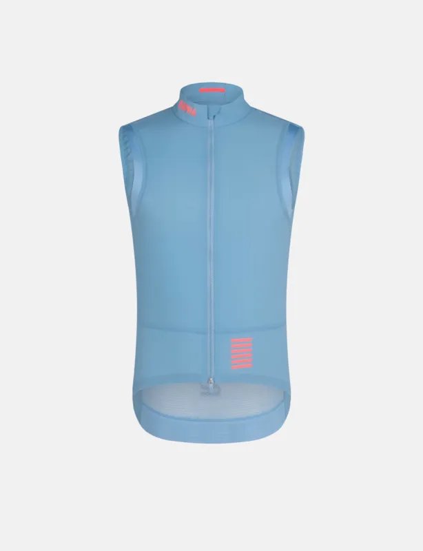 Rapha Men's Pro Team Lightweight Gilet - Grey Blue/Peach sold by Article London