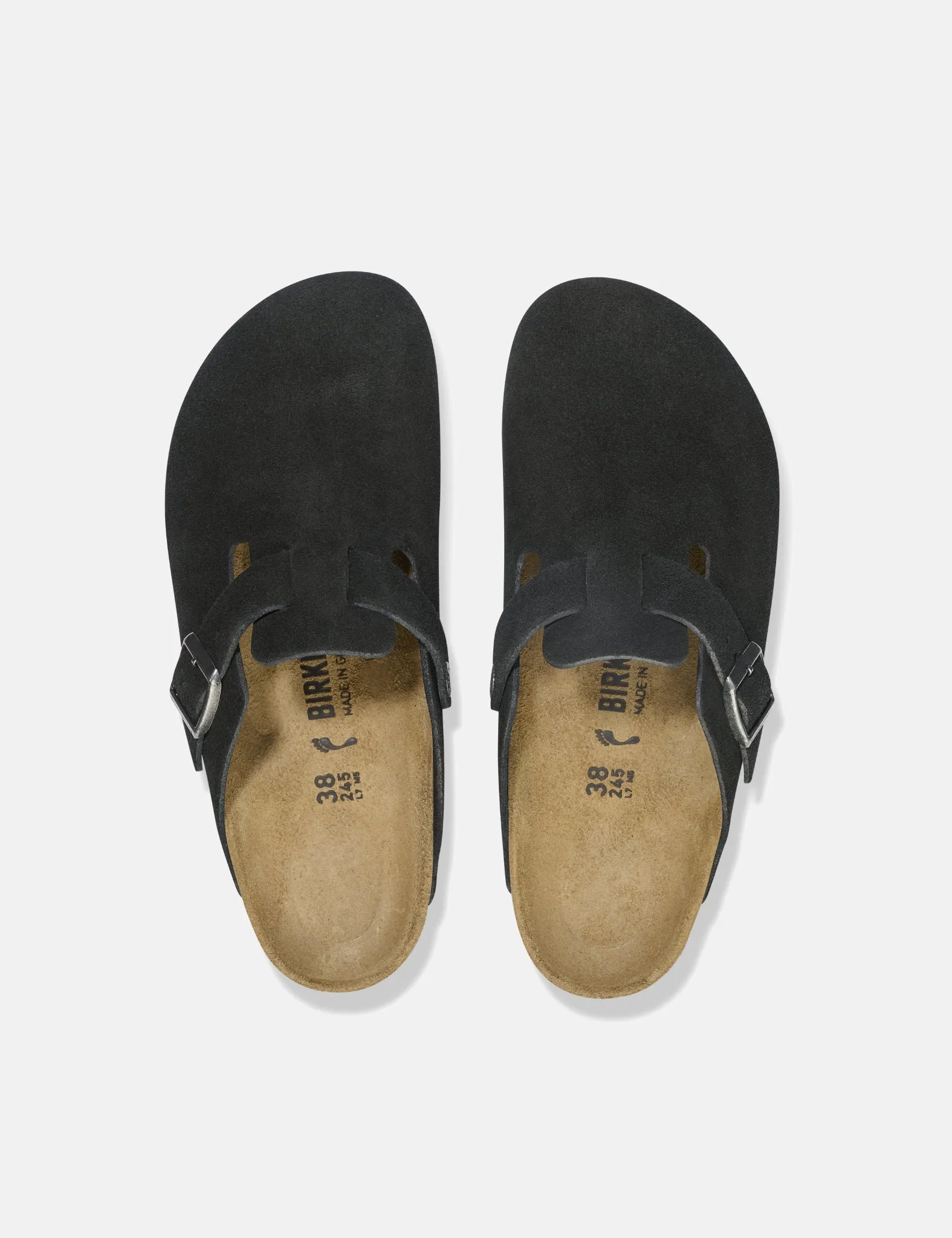 Birkenstock Women's Boston Clogs (Narrow) - Black sold by Article London product image thumbnail 2