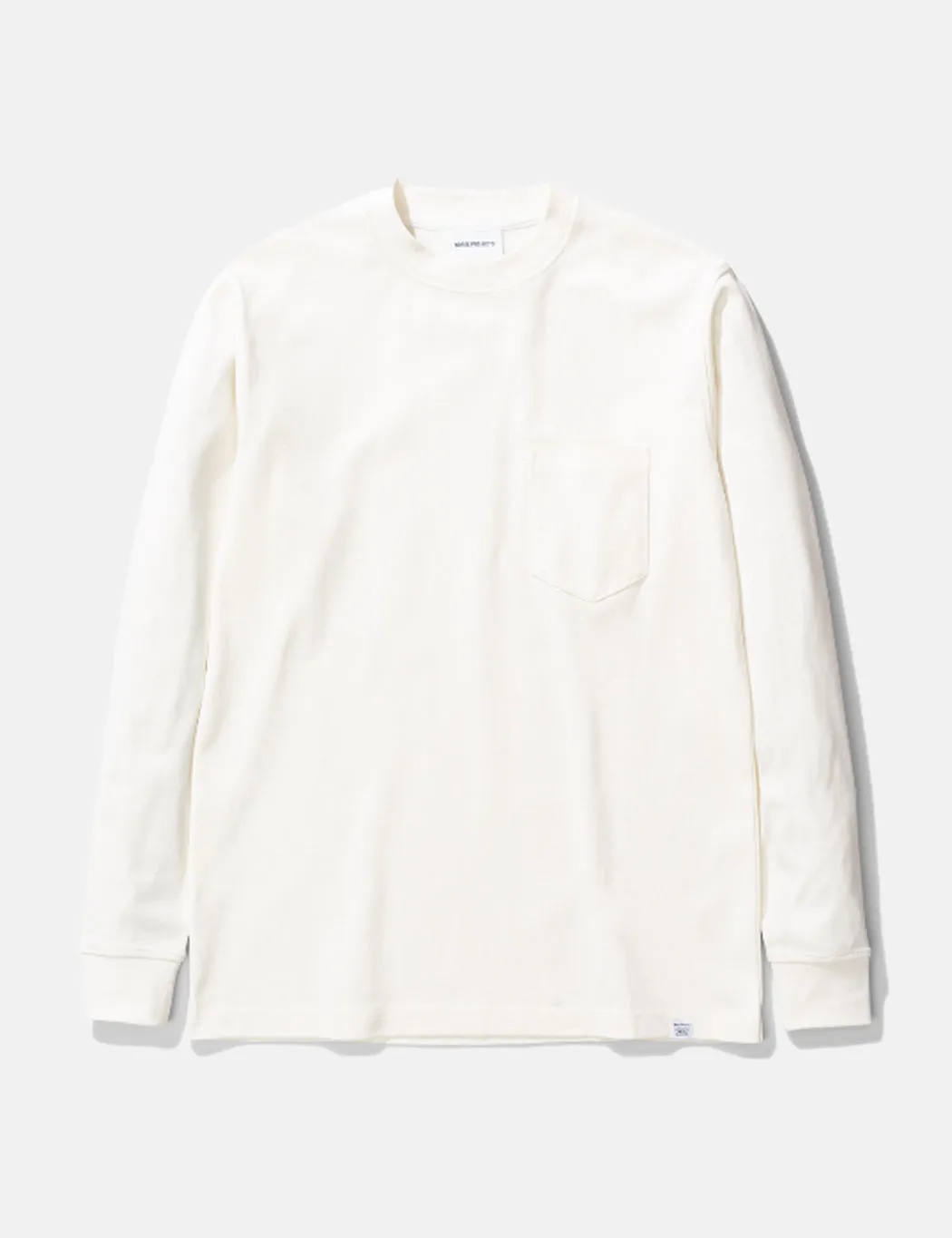 Norse Projects Johannes Pocket Long Sleeve T-Shirt - Ecru sold by Article London