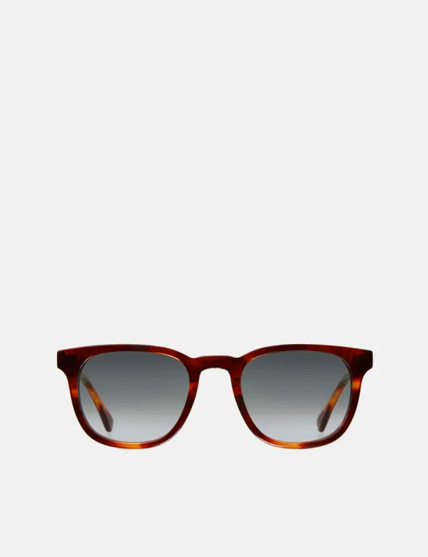 YMC x Bridges & Brows Woody Sunglasses - Crystal Tortoise/Graduated Green made by YMC