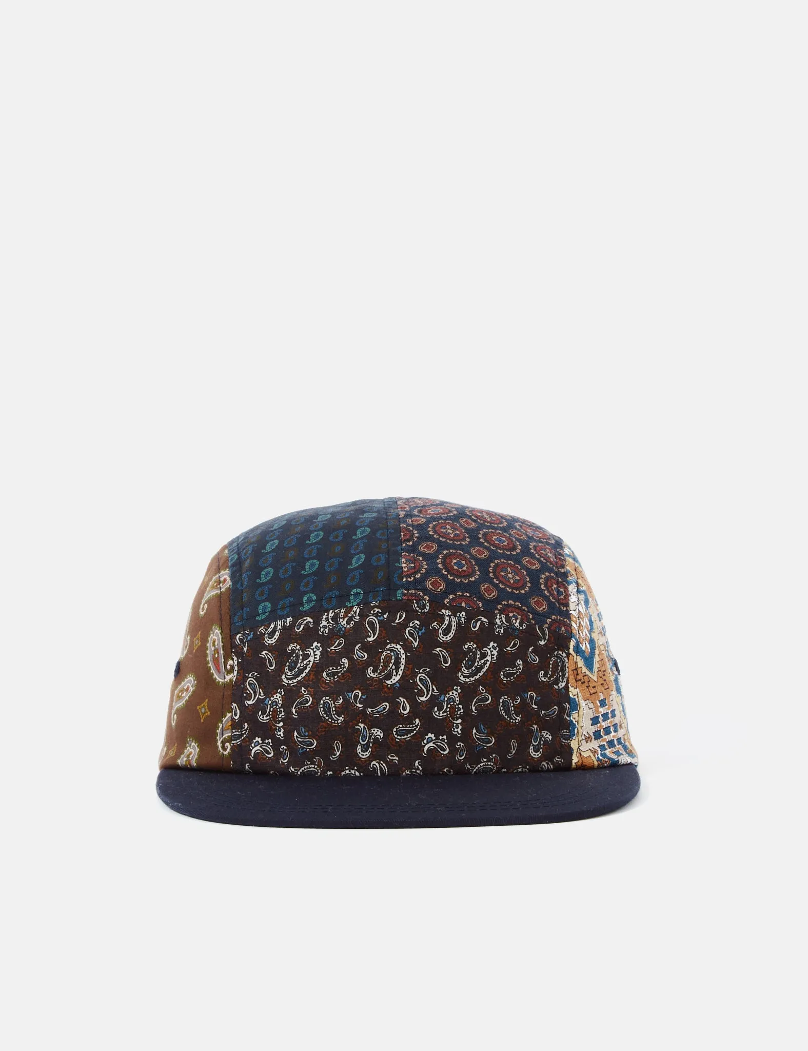 Beams Plus 5-Panel Cap (Multi) - Navy Blue sold by Article London product image thumbnail 3