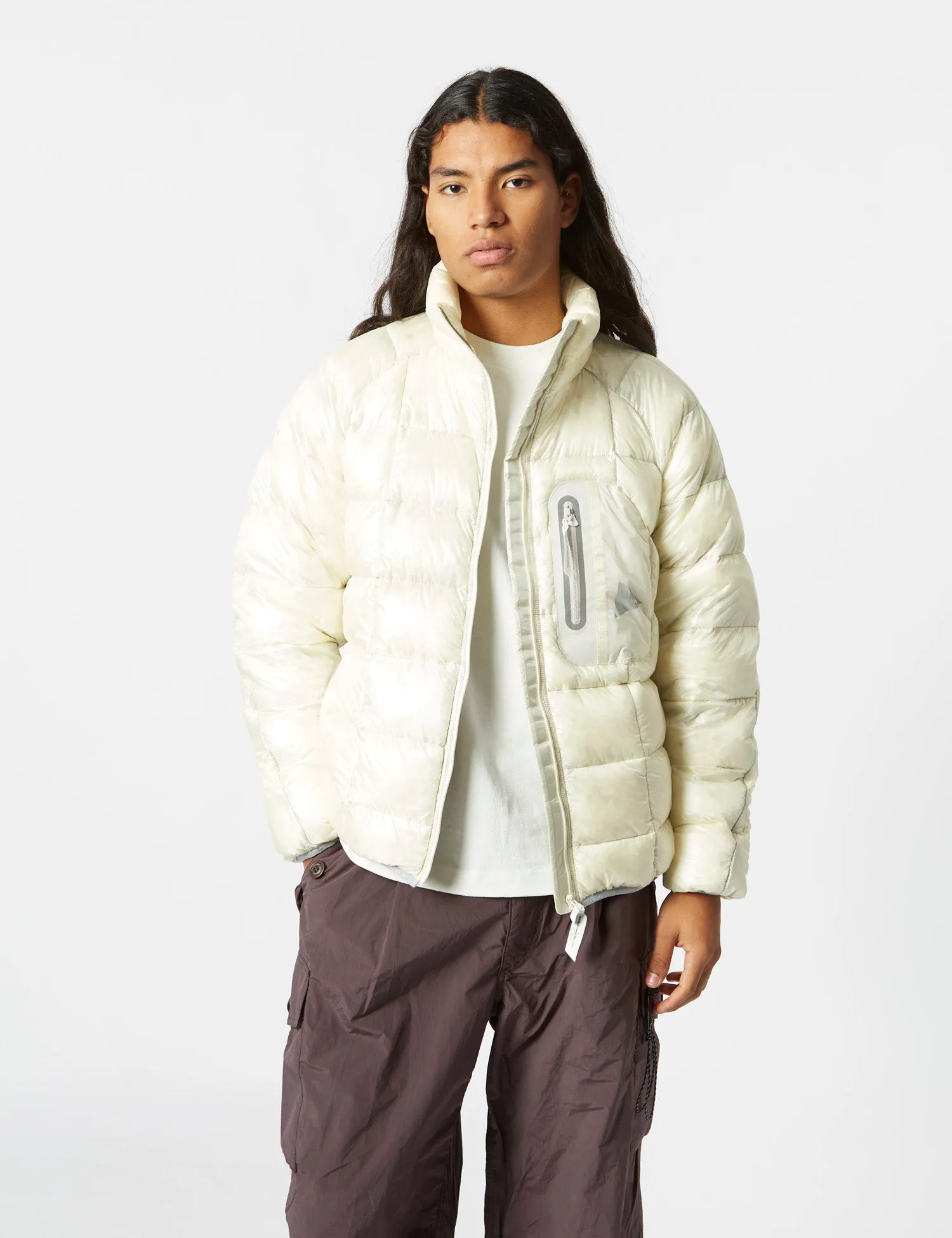 and Wander Diamond Stitch Down Jacket - Off White sold by Article London product image thumbnail 4