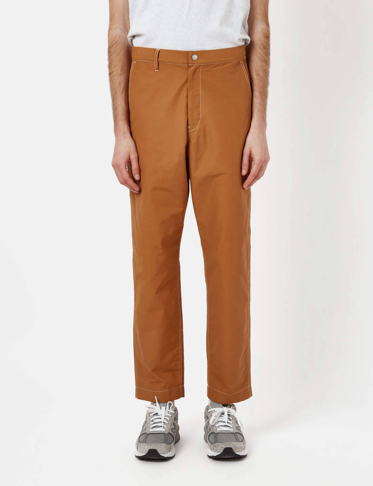 Snow Peak Light Mountain Cloth Pants - Brown sold by Article London