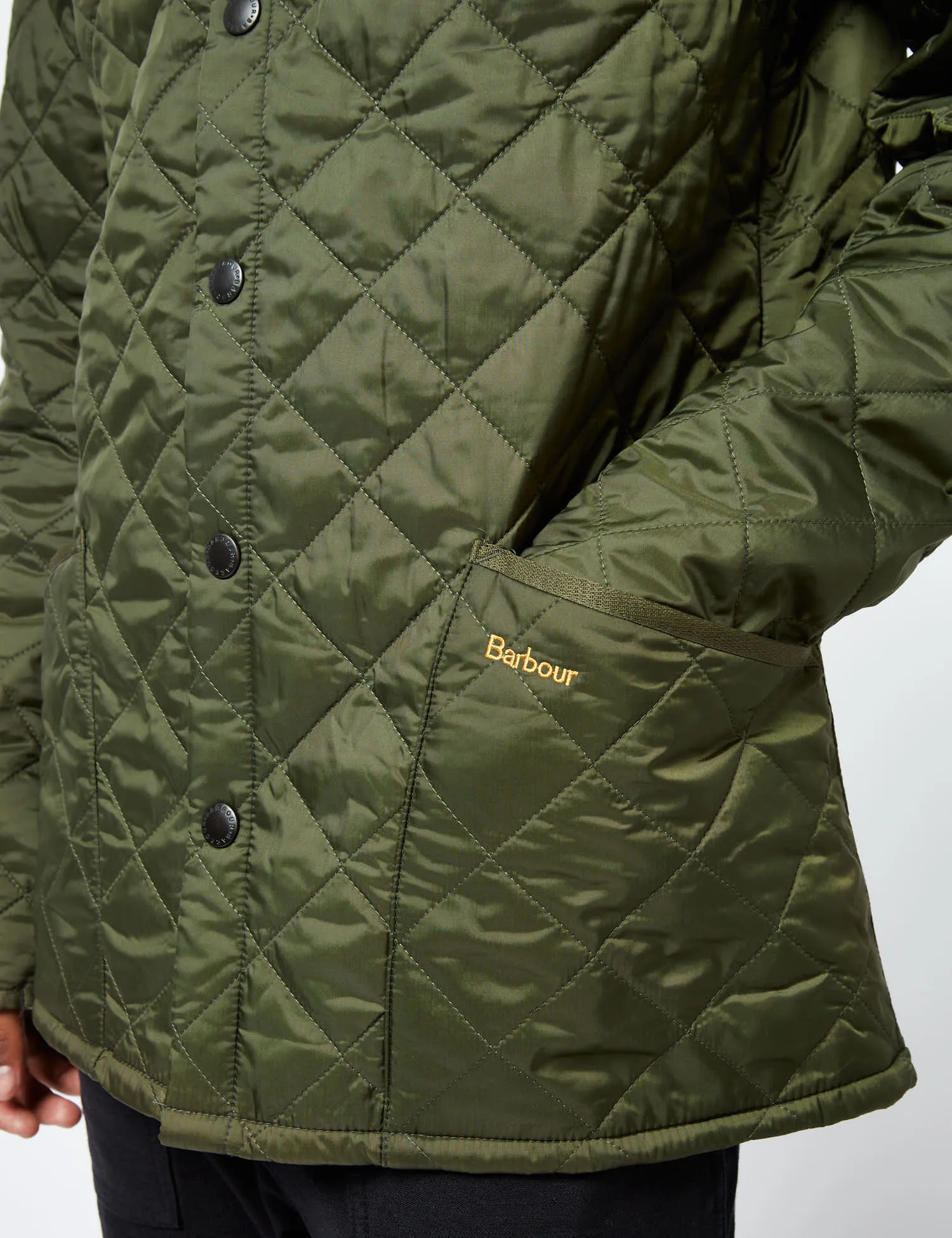 Barbour Heritage Liddesdale Quilted Jacket - Olive Green sold by Article London product image thumbnail 2