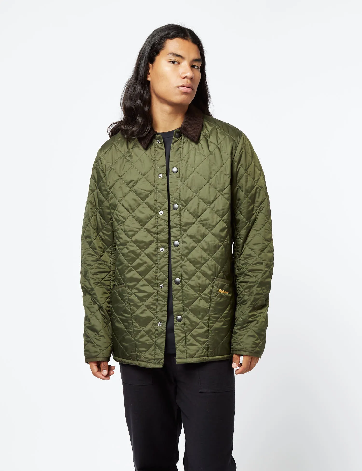 Barbour Heritage Liddesdale Quilted Jacket - Olive Green sold by Article London