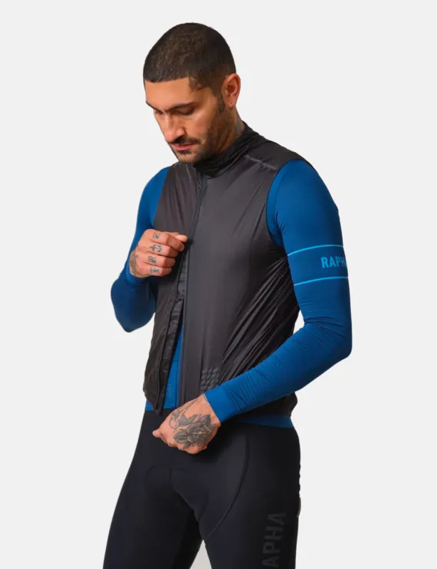 Rapha Men's Pro Team Insulated Gilet - Mushroom / White sold by Article London