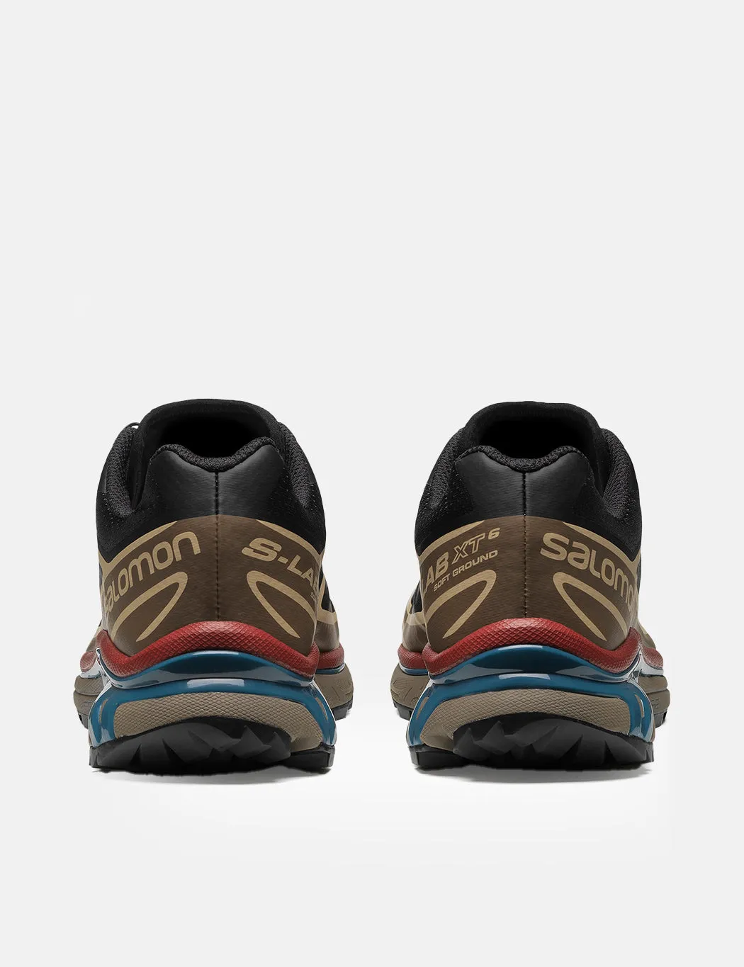 Salomon XT-6 Trainers - Black/Falcon Hide sold by Article London product image thumbnail 5