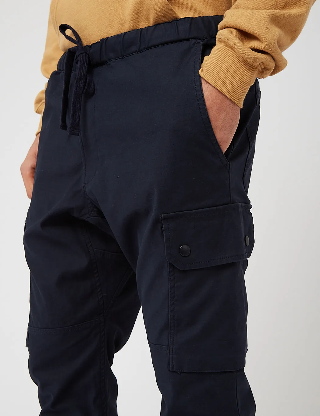 Beams Plus 6 Pocket GYM Pant - Navy Blue sold by Article London product image thumbnail 2