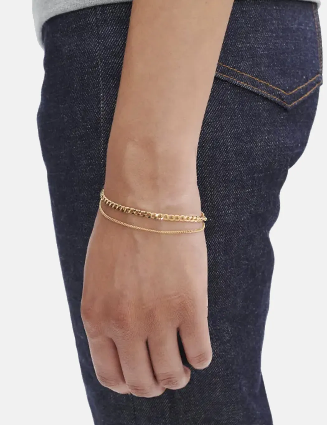 A.P.C. Minimal Bracelet - Gold sold by Article London product image thumbnail 2