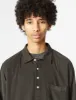 Universal Works Pullover Shirt (Cord) - Licorice Black sold by Article London