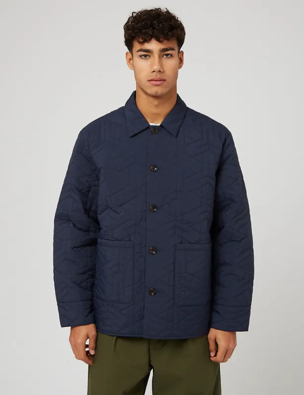 Universal Works Travail Jacket - Dark Navy Blue sold by Article London