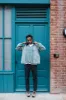 Snow Peak Light Mountain Cloth Jacket - Blue sold by Article London