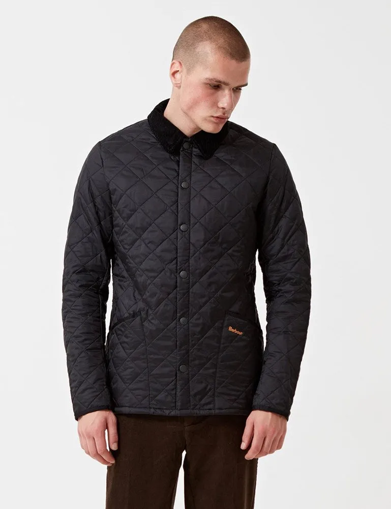 Barbour Heritage Liddesdale Quilted Jacket - Black sold by Article London
