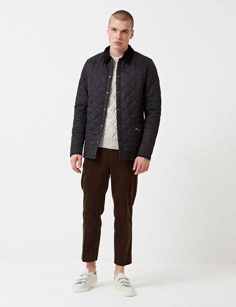 Barbour Heritage Liddesdale Quilted Jacket - Black sold by Article London product image thumbnail 3