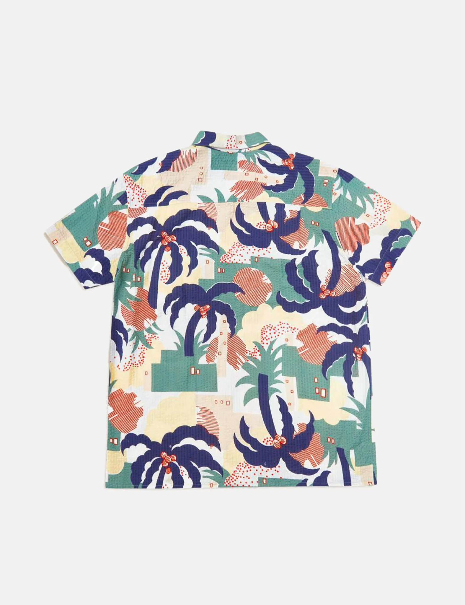 YMC Malick Post Punk Shirt - Multi Green sold by Article London product image thumbnail 3