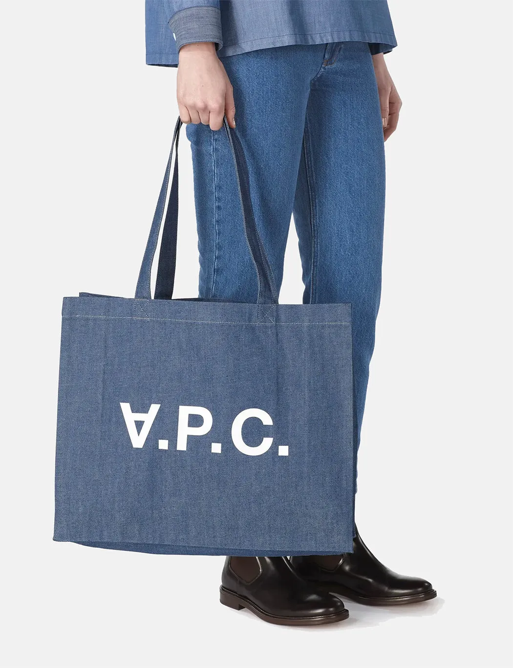 A.P.C. Daniela Shopper Bag - Indigo sold by Article London product image thumbnail 2