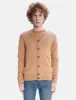 A.P.C. Samuel Cardigan - Heathered Beige sold by Article London