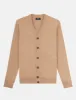 A.P.C. Samuel Cardigan - Heathered Beige sold by Article London
