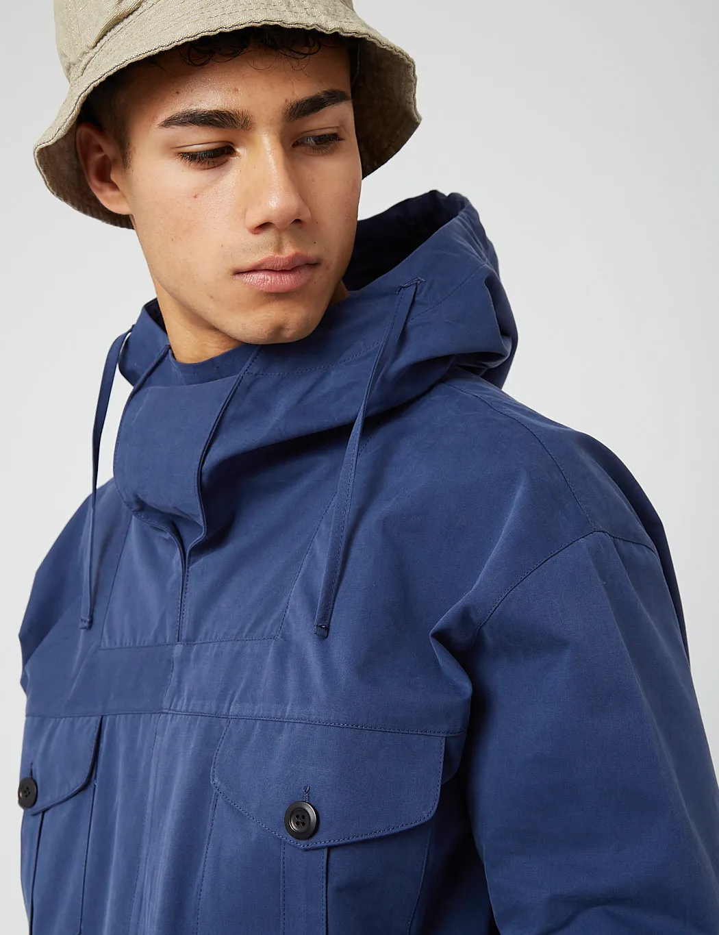 Nigel Cabourn British Army Smock (Poplin) - Navy Blue sold by Article London product image thumbnail 4