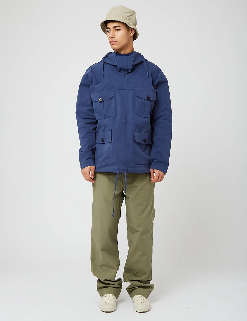 Nigel Cabourn British Army Smock (Poplin) - Navy Blue sold by Article London product image thumbnail 5