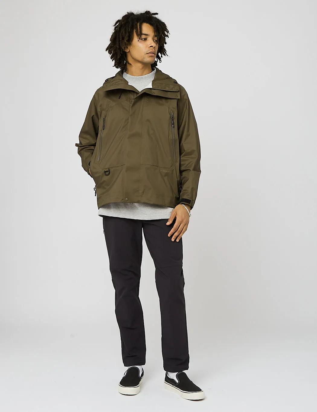 Snow Peak 2.5L Rain Jacket - Olive Green sold by Article London product image thumbnail 3
