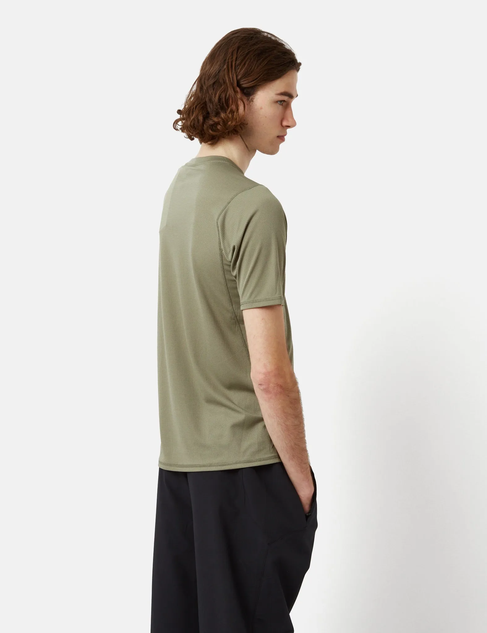 Snow Peak Power Dry T-Shirt - Khaki Brown sold by Article London product image thumbnail 3