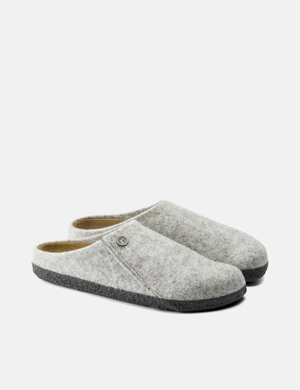 Womens Birkenstock Zermatt Slipper (Narrow) - Light Grey sold by Article London product image thumbnail 2