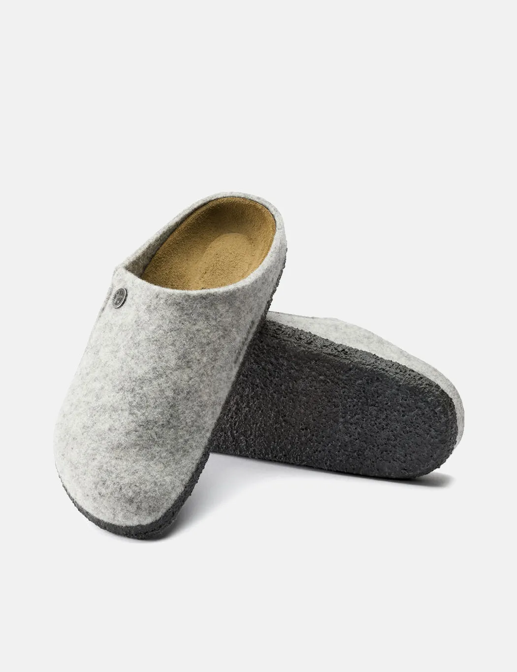 Womens Birkenstock Zermatt Slipper (Narrow) - Light Grey sold by Article London product image thumbnail 5
