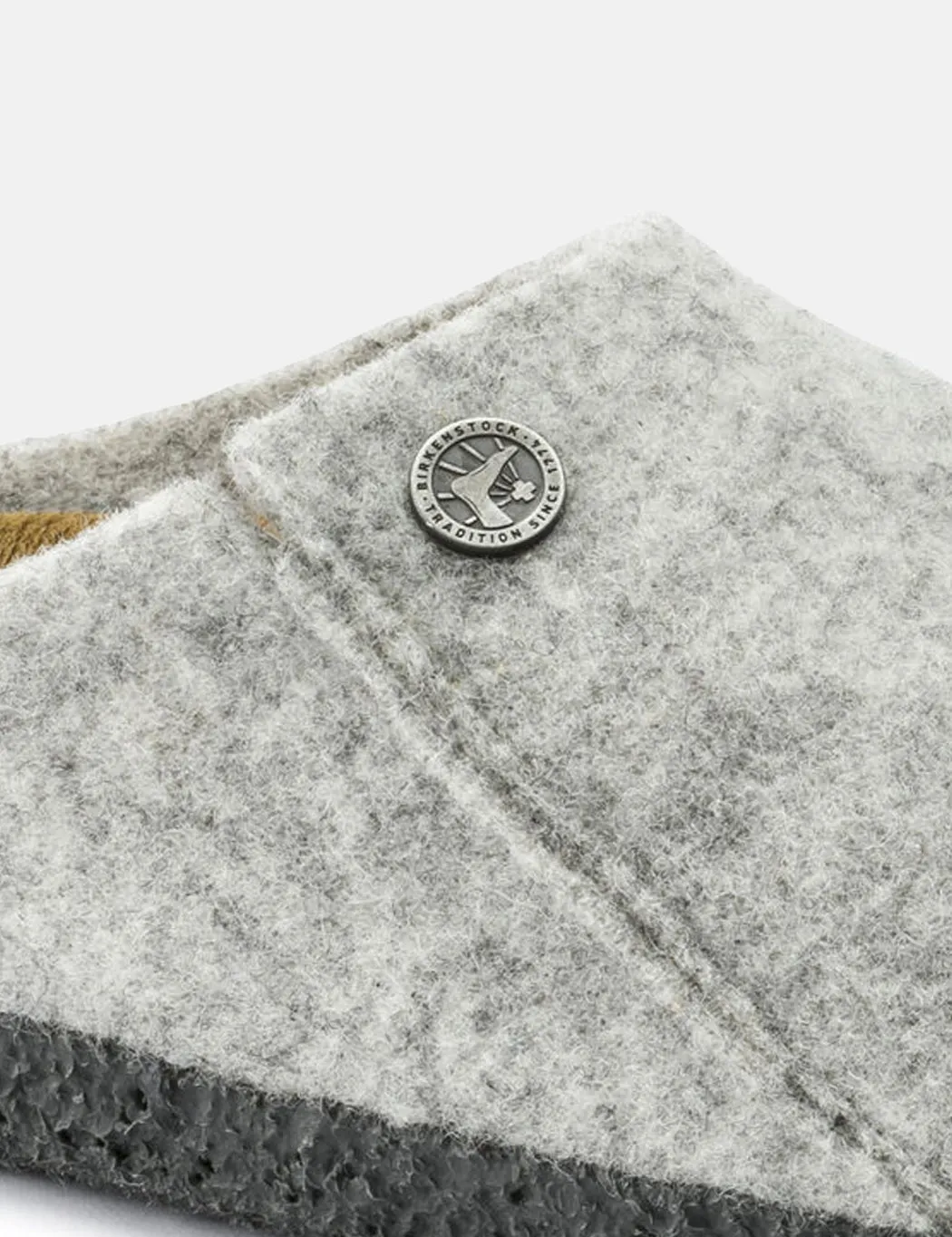 Womens Birkenstock Zermatt Slipper (Narrow) - Light Grey sold by Article London product image thumbnail 3