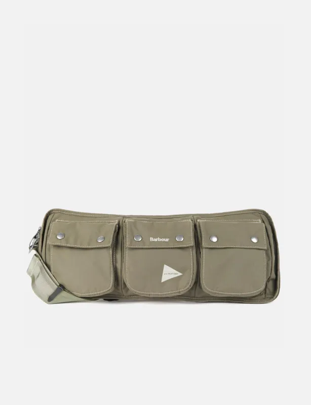 Barbour x And Wander Waist Bag - Khaki sold by Article London