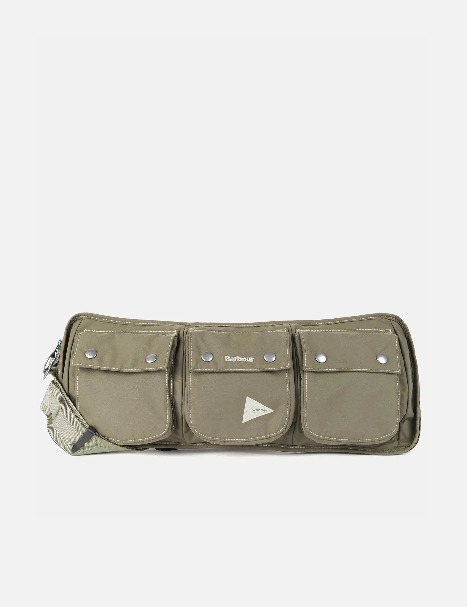 Barbour x And Wander Waist Bag - Khaki sold by Article London